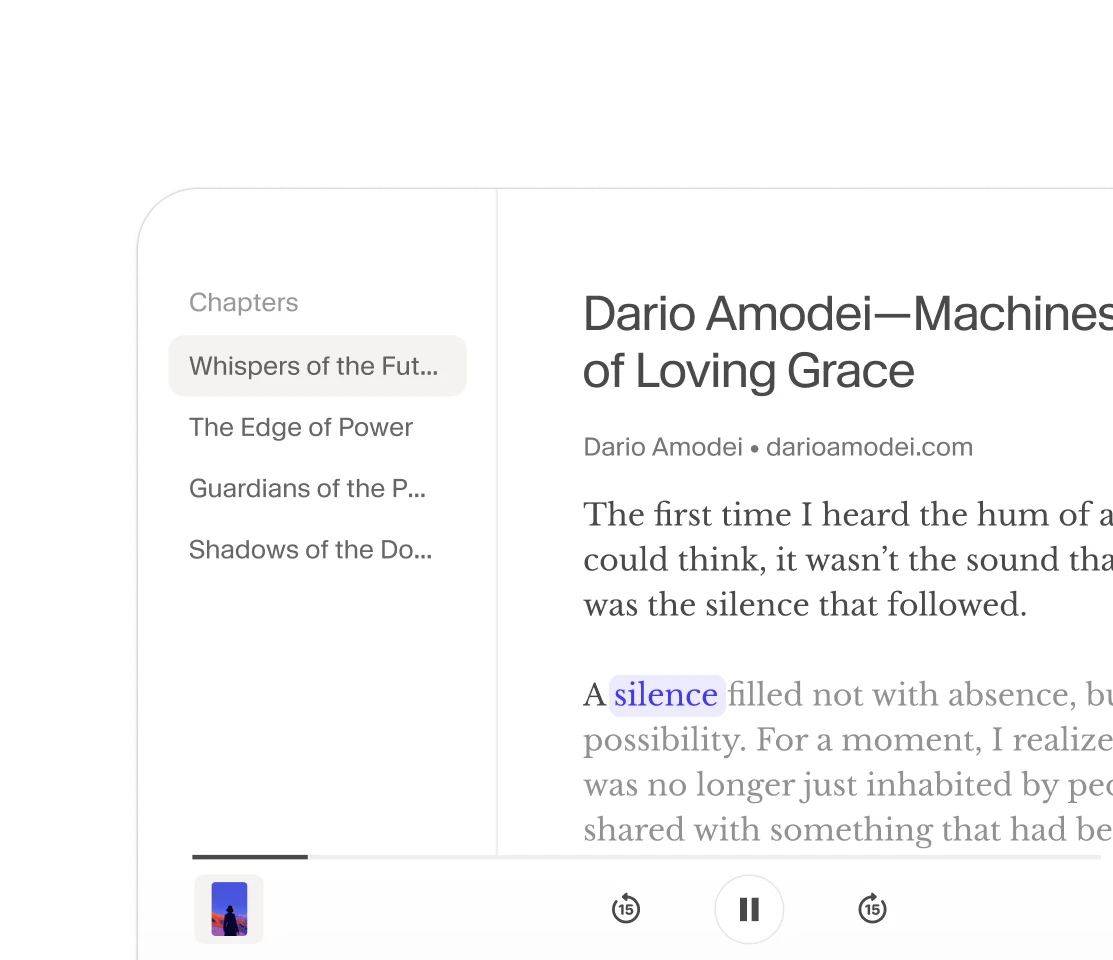 Use TTS to generate audiobooks