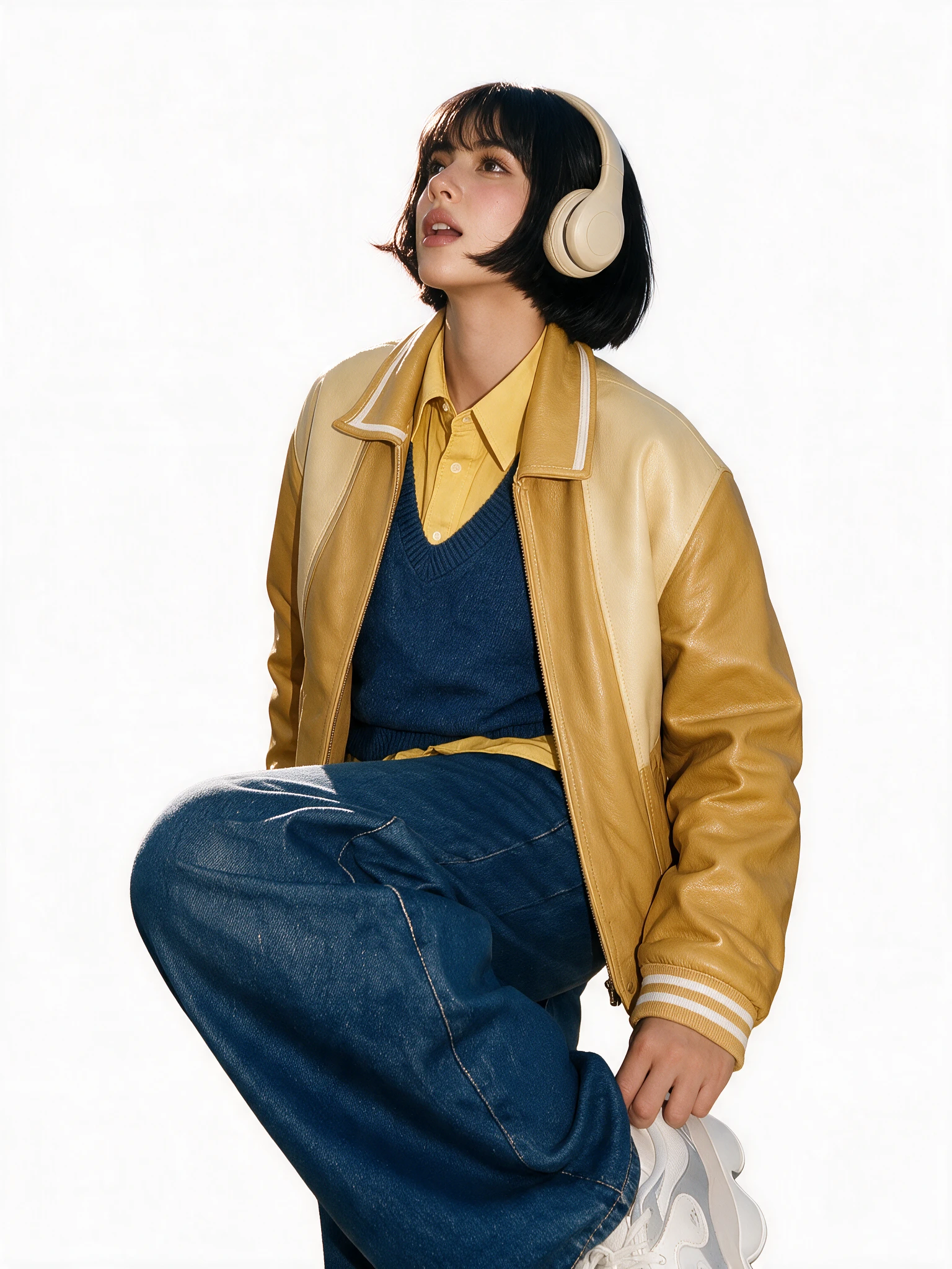 A subject cleanly cut out from its background