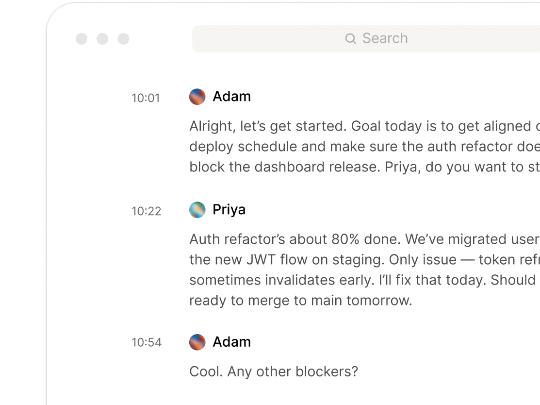 Editable transcripts