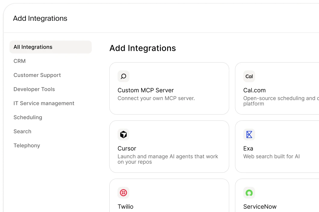 Integrations
